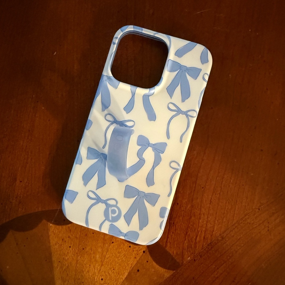 Blue Bow Pattern Phone Case